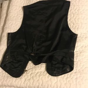 Leather vest